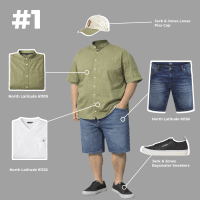 Kaj obleči to pomlad? 4 preprosti outfiti za moške v večjih velikostih