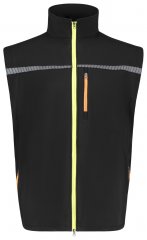 Adamo 109134 Softshell brezrokavnik črn