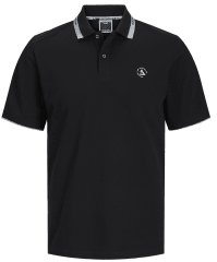 Jack & Jones JCOHASS LOGO Polo Black
