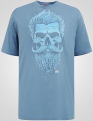 D555 Miller Bearded Skull Majica s Potiskom