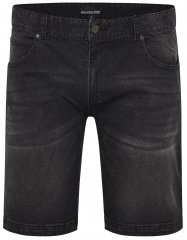 North Latitude 51336 denim kratke hlače črne