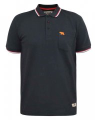 D555 Kirby Birdseye Pique Polo Black