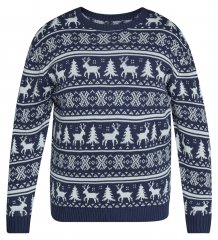 North Latitude 63144 Fjell Reindeer Knit Mornarska