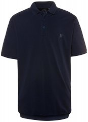 JP1880 712617 Polo majica s krojem za trebuh Temno modra