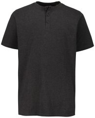 JP1880 726695 Majica Henley Temno siva