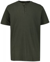 JP1880 726695 Majica Henley Temno olivna