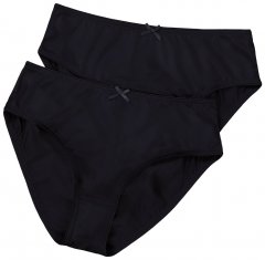 Ulla Popken 781658 Spodnjice 2 kosa Črna