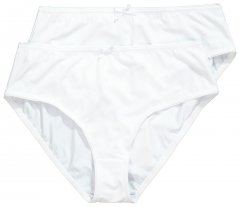 Ulla Popken 781658 Spodnjice 2 kosa Bela