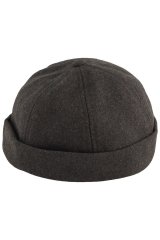 JP1880 798314 Docker kapa Temno siva