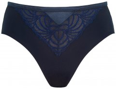 Ulla Popken 811602 Spodnjice s čipko Temno modra
