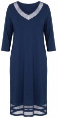 Ulla Popken 815333 Spalna srajca Temno modra