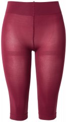 Ulla Popken 815580 3/4 nogavične pajkice z zaščito stegen 80 den Rdeča