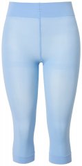 Ulla Popken 815580 3/4 nogavične pajkice z zaščito stegen 80 den Svetlo modra