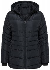 Ulla Popken 820889 Prešit plašč Črna