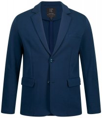 JP1880 New York Flexnamic Jersey suknjič z žepi s poklopcem Nočno modra