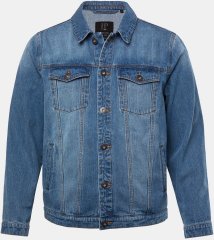 JP1880 826234 Jeans jakna z naprsnimi žepi Denim modra