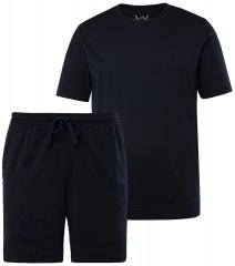 JP1880 829513 Pižama kratek model bellyfit Temno modra