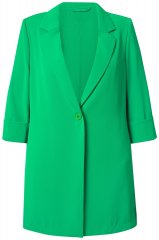 Ulla Popken 836165 Dolg suknjič s 3/4 rokavi Zelena