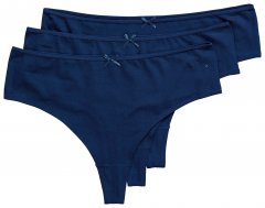 Ulla Popken 838637 Tangice 3 kosa Temno modra