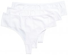Ulla Popken 838637 Tangice 3 kosa Bela