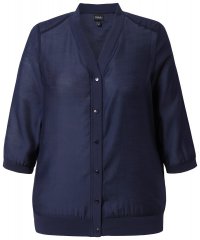 Ulla Popken 841127 Bluza Temno modra