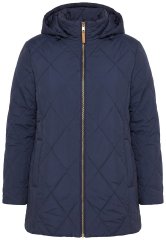 Ulla Popken 841360 Prešita jakna Temno modra