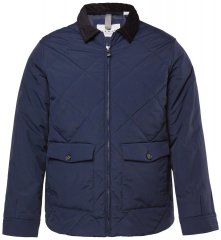 JP1880 842790 Prešita bomber jakna iz recikliranega materiala Temno modra