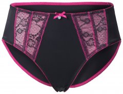Ulla Popken 845885 Cvetlične spodnjice s čipko Roza