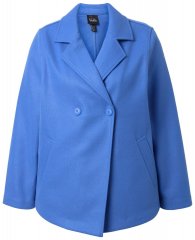 Ulla Popken 846021 Flis plašč Modra