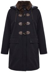 Ulla Popken 846278 Softshell plašč Črna