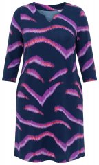 Ulla Popken 850920 Obleka iz jerseyja Temno modra