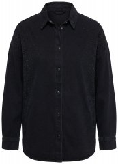 Ulla Popken 851036 Jeans jakna Antracit