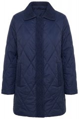 Ulla Popken 851123 Prešita jakna Temno modra