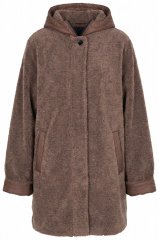 Ulla Popken 851809 Teddy jakna Svetlo rjava
