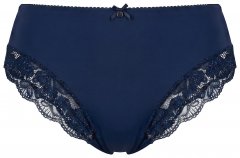 Ulla Popken 852930 Spodnjice s čipko Temno modra