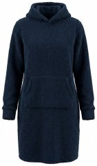 Ulla Popken 853353 Domača obleka s kapuco Temno modra