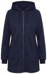 Ulla Popken 853577 Flis jakna Temno modra