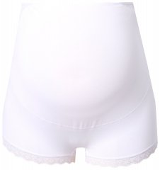 Ulla Popken 853631 Nosečniške spodnjice s čipko Bela