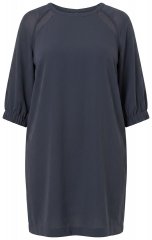 Ulla Popken 853946 Obleka s 3/4 rokavi Olivno zelena