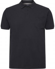 North Latitude polo majica kratek rokav črna