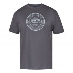 North Latitude T-Shirt Siva/Temno Siva