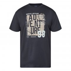 North Latitude Adventure 98 Graphic Tee Črna