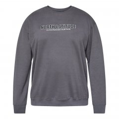 North Latitude Crewneck Sweatshirt Siva/Temno Siva
