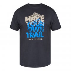 North Latitude Trail T-Shirt Črna