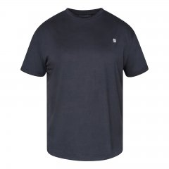 North Latitude T-Shirt With Back Print Črna