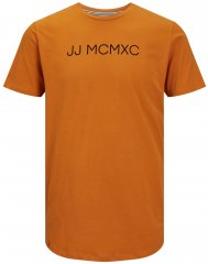 Jack & Jones JJHUGO FLOCK TEE Orange