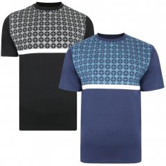 Kam Jeans 5366 Twin Pack Crew Neck T-Shirts