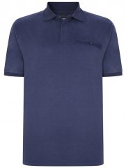 Kam Jeans 5450 Peach Finish Polo Navy