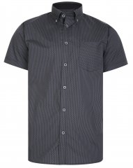 Kam Jeans 6226 Casual Short Sleeve Shirt Charcoal