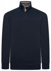 Kam Jeans 7092 Pulover s polovično zadrgo Mornarska
